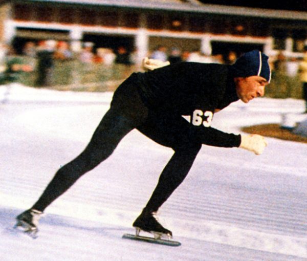Soviet speed skater Evgeny Grishin. This picture becomes instantly funny once you listen to the episode.
